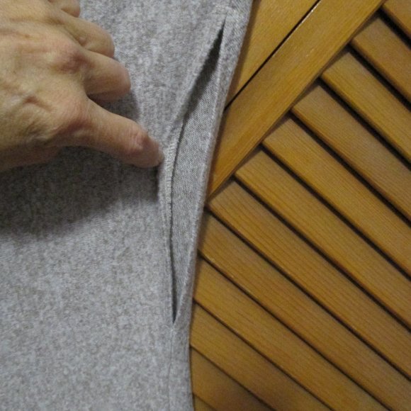 New Directions TAN/CREAM poncho/sweater/loungewear soft stretchy size XL - Picture 6 of 9